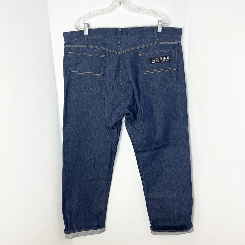 Pointer Brand L.C. King Jeans Mens 40x30 Cone Mills White Oak Denim USA Workwear